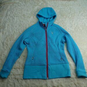Spyder Skiing Core Sweater Blue Full Zip X-Small